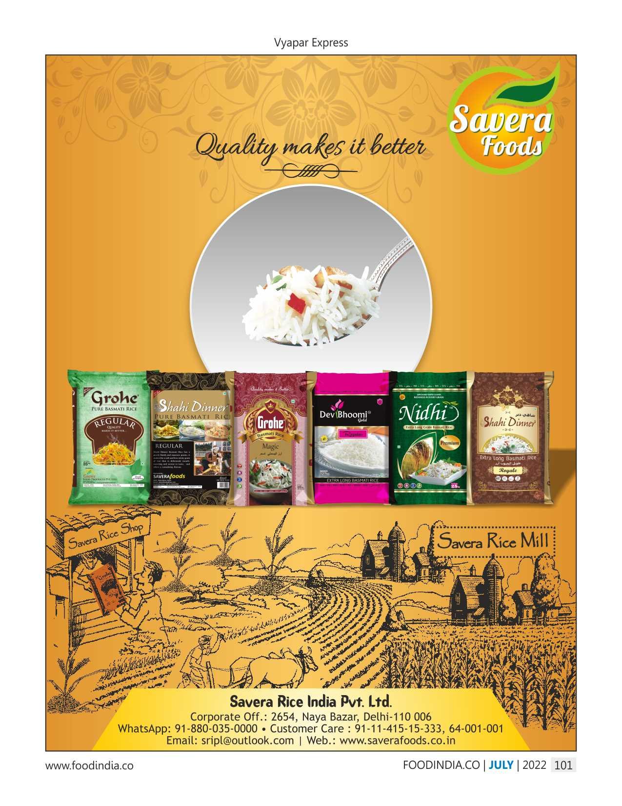 savera foods